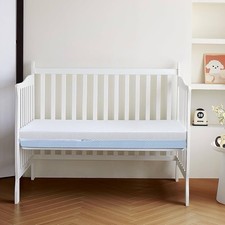 ASANEST Premium Double-Sided Baby Crib Mattress and Protector 1-piece set 