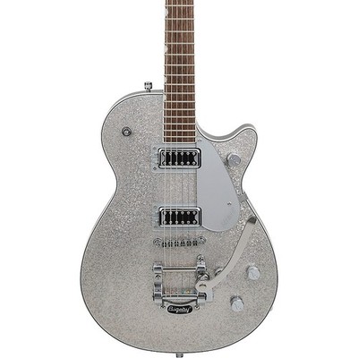 Gretsch G5230T Electromatic Sparkle Jet FT Single-Cut w/Bigsby Guitar Silver