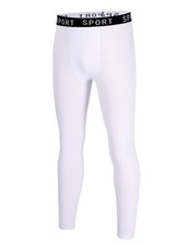 Boys Compression Leggings Youth Compression Pants Sports Tights Athletic Base...