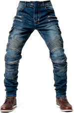 Motorrad-Jeanshose Für Herren, Sturzfeste Je...