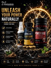 Power Combo para Hombres - 100% Herbal Bienestar y Vitalidad Apoyo 6+ Pulgadas Crecimiento