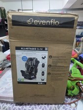 Evenflo All4Stages Slim 4 in 1 convertible Car seat . Birth up to 10 Years.