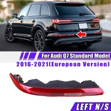 For Audi Q7 2016-2021 Left Side Rear Tail Bumper Reflector Light Brake Fog Lamp