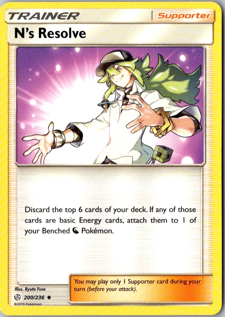 N's Resolve Pokemon Cosmic Eclipse 200/236 LP