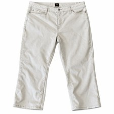 Women's Lee Cropped Jeans Size 20M Off - White