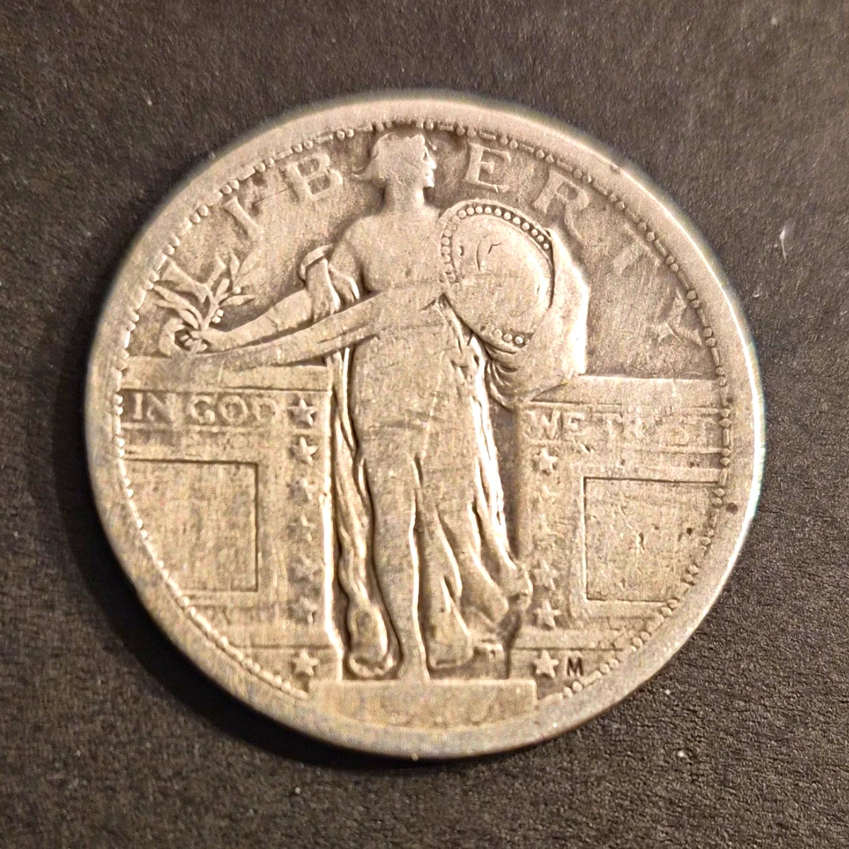 Silver 1916 Year Standing Liberty US Quarters (1916-1930) for sale