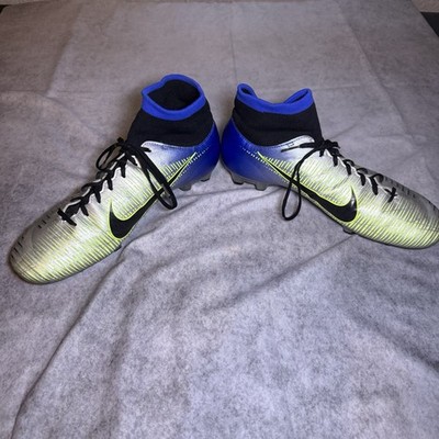 Nike Mercurial Victory VI DF FG Neymar Jr Blue Orbit Silver Soccer