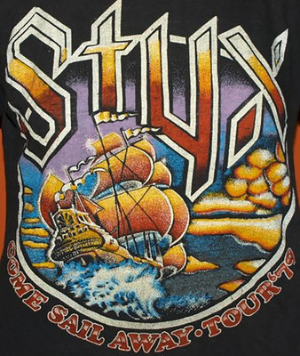 Styx BAND Tour Concert Come Sail Away S to 5XL T-shirt