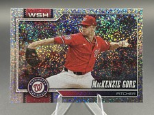 Mackenzie Gore 2026 Topps Series 1 #14 Confetti Washington Nationals 