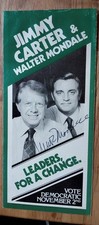 Walter Mondale Signed Voter Pamphlet