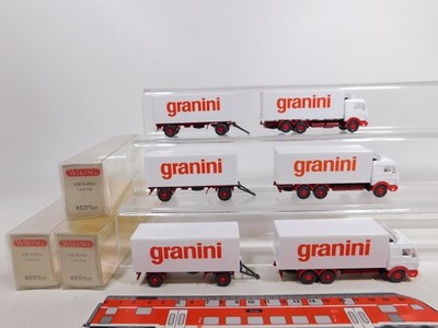 4x wiking H0 1:87 457/1 27 Coffret MB / Mercedes Granini Top + Box