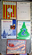 Vintage Christmas Sheet Music Piano Book Lot of 5 Schaum O Holy Night Alfred