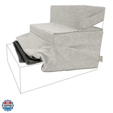 Non-Slip Foam Dog Stair  Pet Ramp, Balanced Indoor Step Support - Folable St...