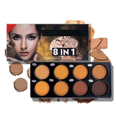 Matte 8 Color Ttimming Makeup Palette, Powder Contour Palette, Cosmetics Cont...