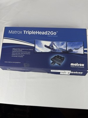 Matrox TripleHead2Go Digital Edition External Multi Monitor Adapter Box