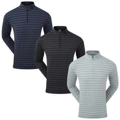 FootJoy Herren Stripe Chill-Out Half Zip Sweater leichter Golfpullover Oberteil