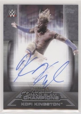 2021 Topps WWE Undisputed Grand Slam Champions 112/199 Kofi Kingston Auto 0c3