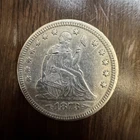1873 Seated Liberty Quarter Arrows At Date - Solid Detail - Circulated Silver