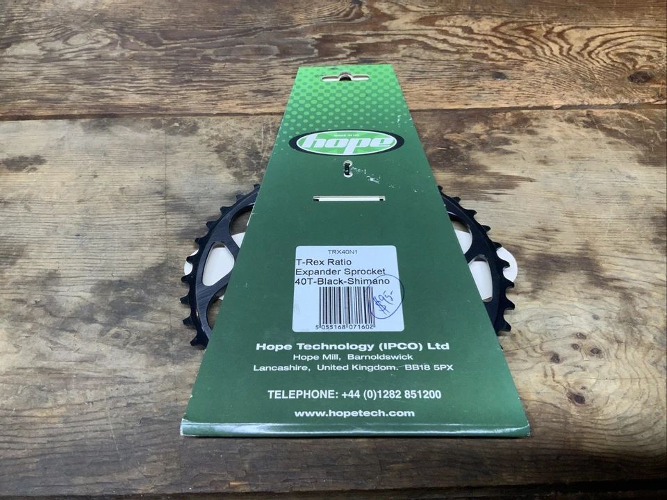 Hope 40T-Rex Ratio Expander Sprocket - Black - 40T - Shimano - Image 2 of 4