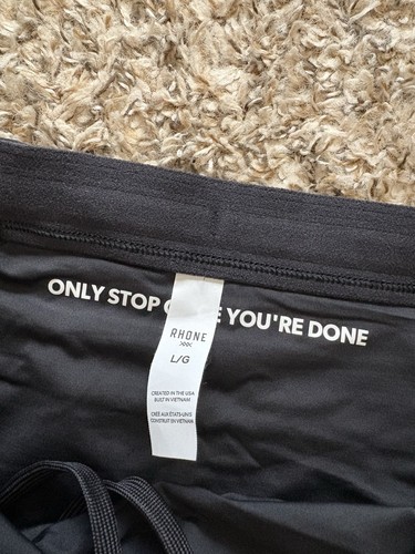 Rhone Extra Mile Half Tight Compression Shorts Men's Size Large L 9" Black NWT - Picture 7 of 10