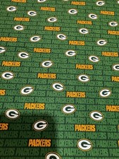 Greenbay Packers Cotton Fabric 3 Yards