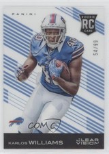 2015 Panini Clear Vision Rookie Blue 54/99 Karlos Williams #143 e5r
