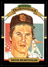 Kevin McReynolds 1987 Leaf #14 Padres MLB READ FREE SHIPPING AutographDen