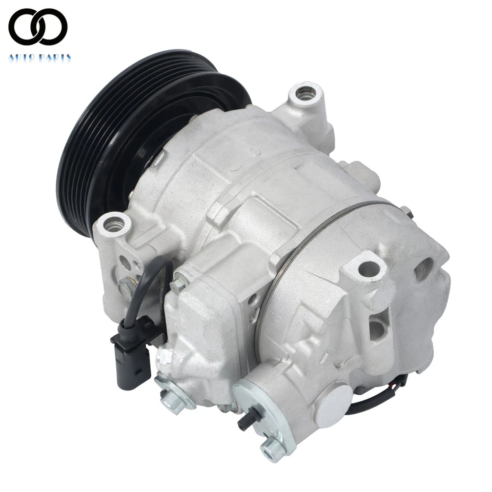 Compresor de aire acondicionado con embrague apto para Audi A6 Q5 A6 Quattro S4 V6 3,0 L 3,2 L 2006-2012 Foto 4 de 4