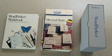 Vintage WordPerfect 1989 IBM PC Computer manual binder workbook microsoft works