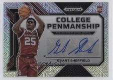 2023-24 Prizm Draft Picks College Penmanship Mojo 18/25 Grant Sherfield Auto s1i