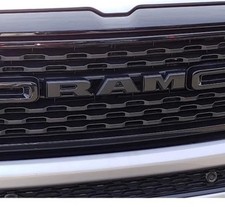 2019-2023 RAM 1500 Black Grille Emblem  Stylish Truck Badge Logo