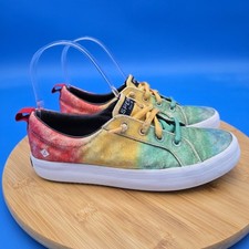 Sperry Kids Crest Vibe Rainbow Glitter Sneaker US 4 Big Kid UK 3 EU 36