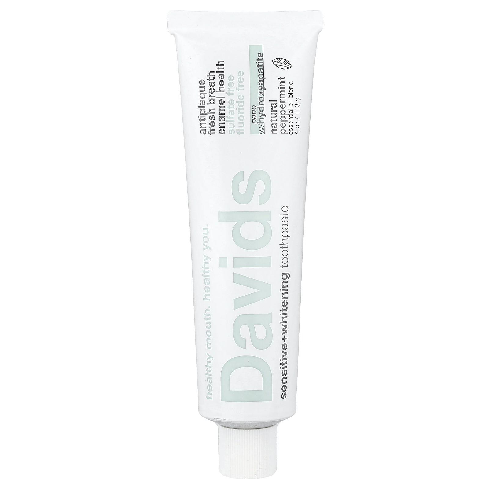 Hydroxi , Sensitive + Whitening Toothpaste, Natural Peppermint , 4 oz (113 g)
