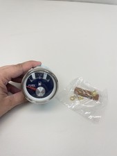 FARIA GP7679A SILVER BEZEL DARK BLUE FACE 2 INCH FUEL GAUGE MARINE BOAT
