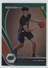 2021-22 Panini Prizm Draft Picks Variation Green Prizm Tre Mann #21 0jq7