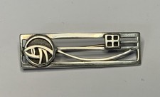 Carrick Sterling Silver Charles Rennie Mackintosh Brooch 4.4g .925 Silver. S18