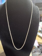 925 Italien Az Sterlingsilber verdrehtes Seil...