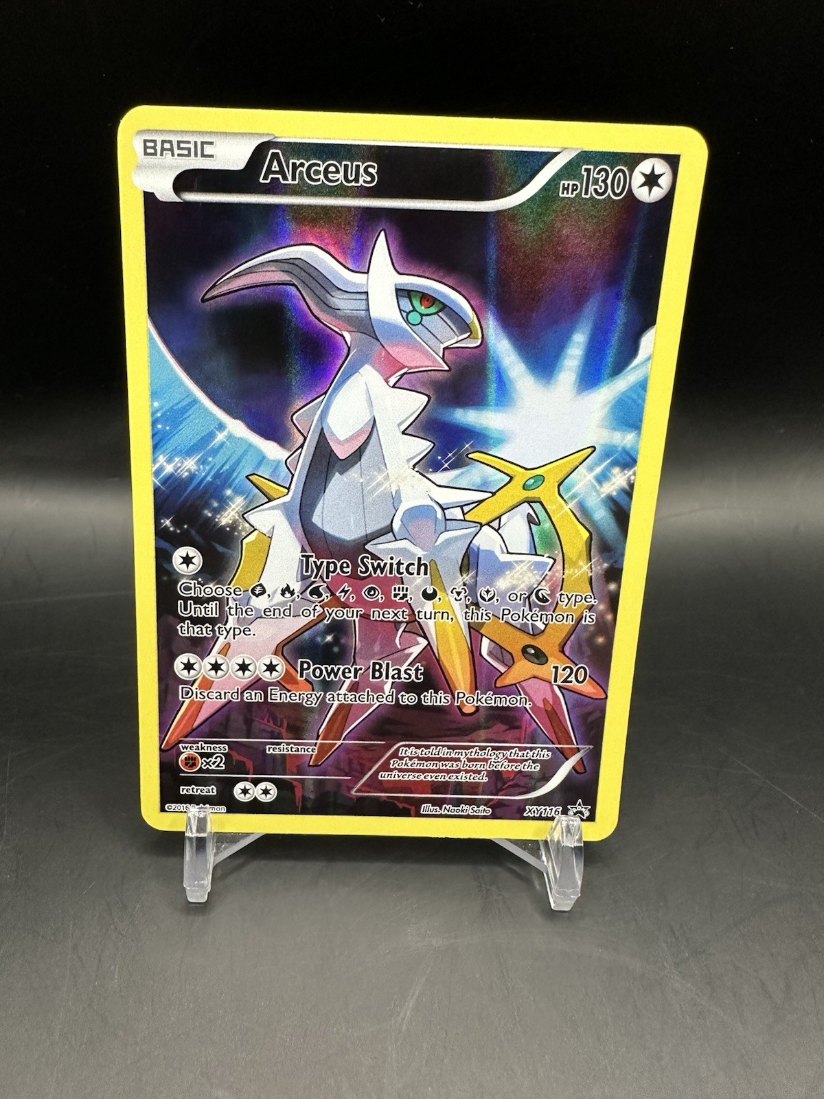 Arceus Illustration Rare - XY116 - XY Black Star Promos - Pokemon Card