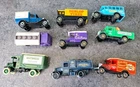 Job Lot 9x Vintage 4 Corgi 1 Matchbox 3 Lledo 1 Majorette Diecast Cars Bundle