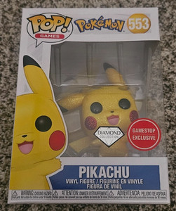 Funko POP! Pokemon - Pikachu #553 (Diamond) GameStop Exclusive - New in Box