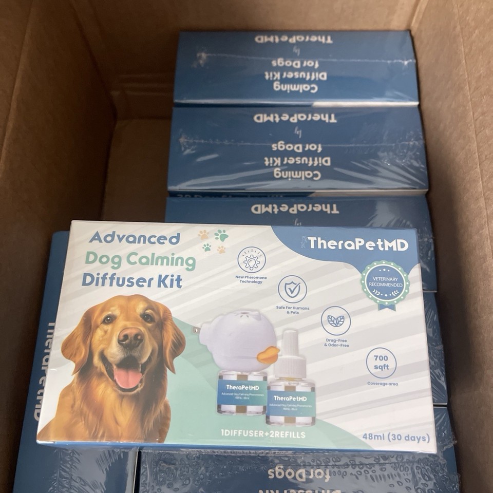 TheraPet MD Dog Calming Diffuser - Pheromone Diffuser for Dogs Indoor ...