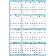Calendario de pared anual 2026 - Calendario 2026 enero 2026 - diciembre 2026, 34,7 x 22,9
