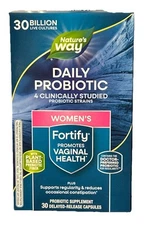 Fortify Everyday Care 30ct Women's Probiotic + Prebiotic 30 Billion  8/2026