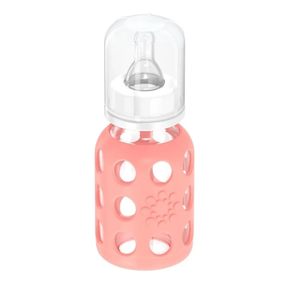 Детская бутылочка из боросиликатного стекла Lifefactory 3 штуки 4 унции лаванда мятная дыня - Изображение 4 из 4