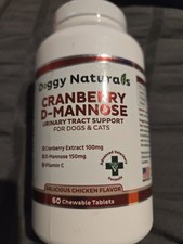Doggy Naturals Cranberry D-Mannose Urinary Tract Support Chewable Tablets