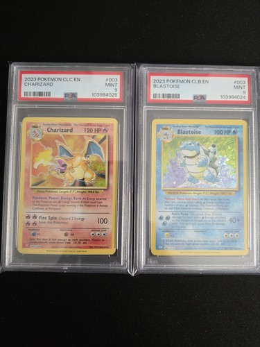 PSA Charizard Venusaur Blastoise Mewtwo Set CLC English Pokemon Sequential - Picture 2 of 3