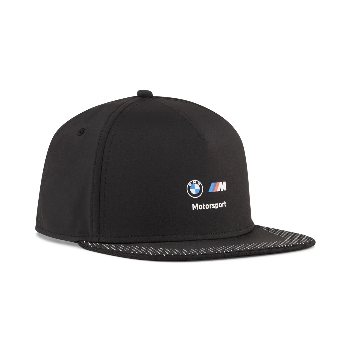 NEW BMW M BASEBALL CAP BLACK FLAT BRIM HAT ADJUSTABLE UNISEX 80165B84048