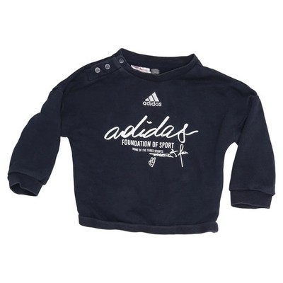 Adidas, Sweatshirt, Größe: 80, Blau, Baumwolle/Elasthan/Polyester, Print #NNz