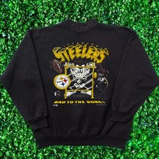 Pittsburgh Steelers Tasmanian Devil classic black sweatshirt QT5151