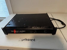 CREST AUDIO LA 1201 Power Amplifier (Powers On) Channel 1 Bad